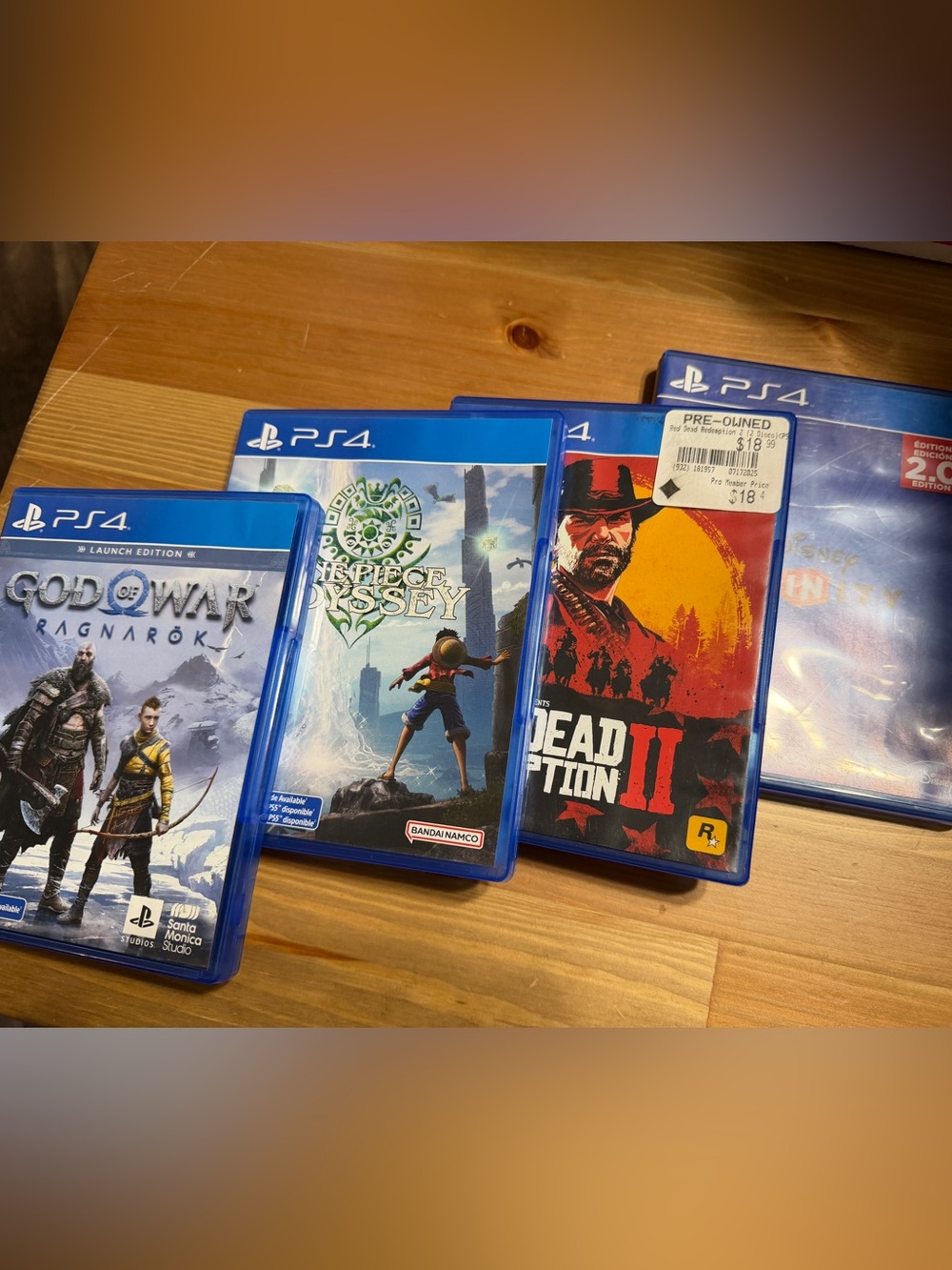 PS4 Games x4